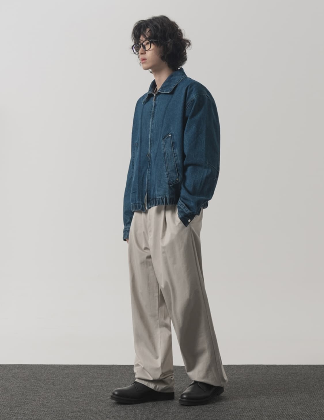 디미트리(DIMITRI) 공용 디트로이트 투웨이 집업 데님 자켓  상품이미지2