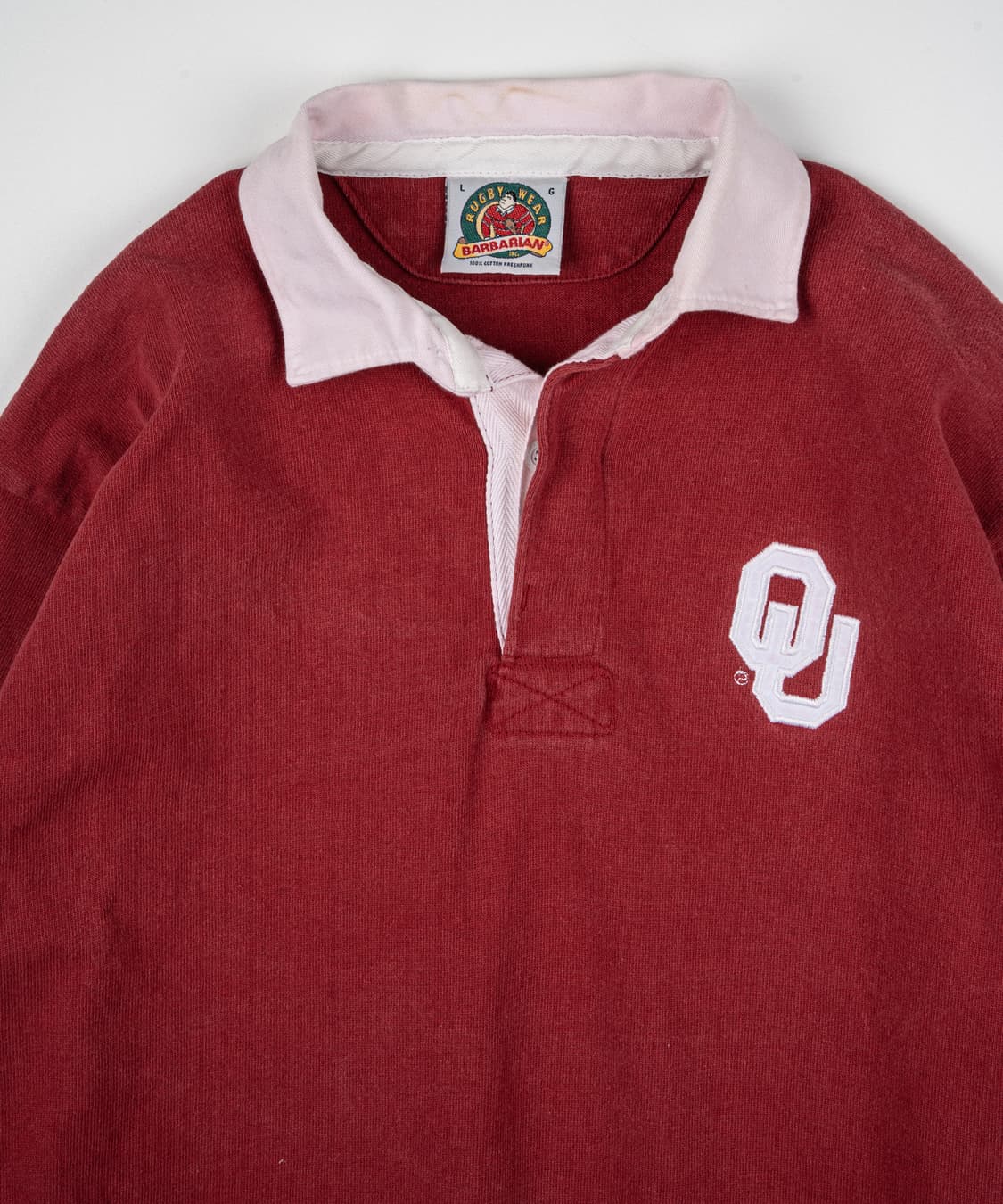 (105) 90's 바바리안 헤비웨이트 럭비 셔츠 상품이미지3