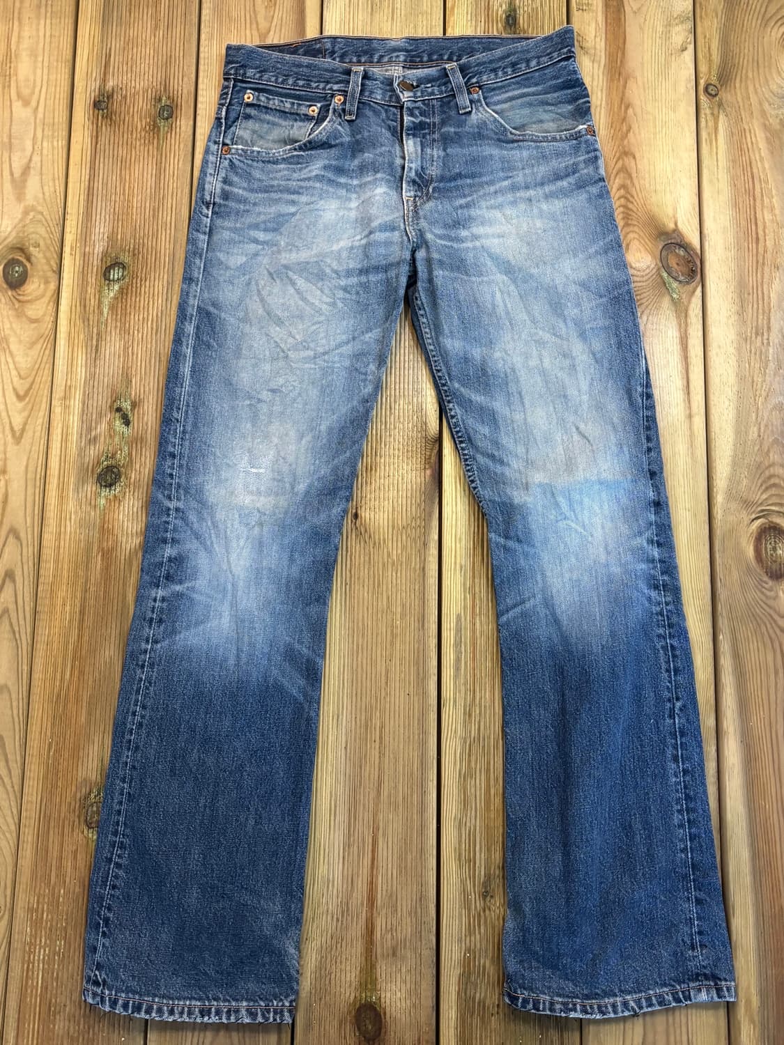Levi’s 507 부츠컷 데님 팬츠 | 페이디드 워싱 상품이미지6