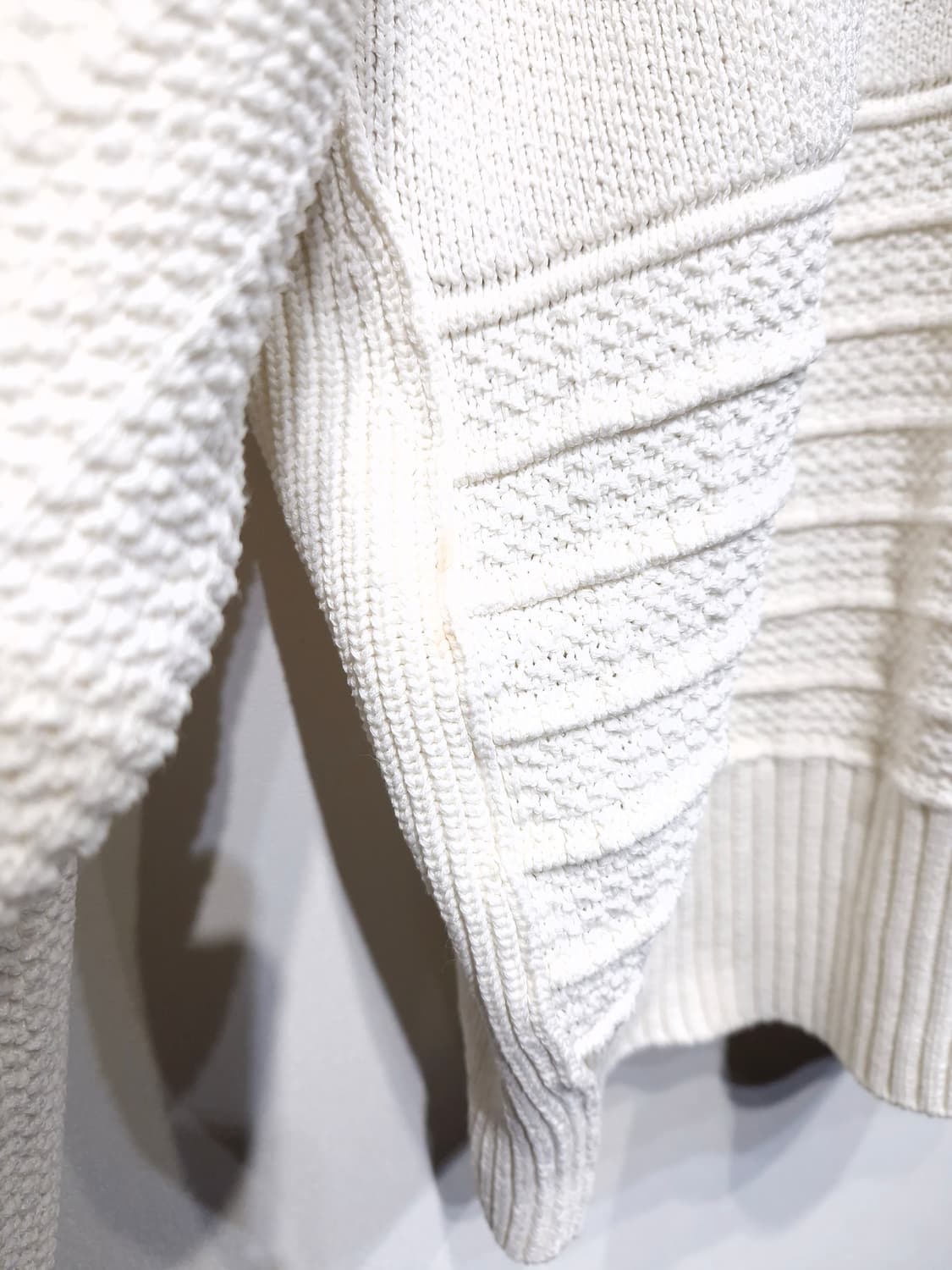 SYSTEM 시스템 23년 린넨블렌드 세일러 칼라 가디건 아이보리 상품이미지7