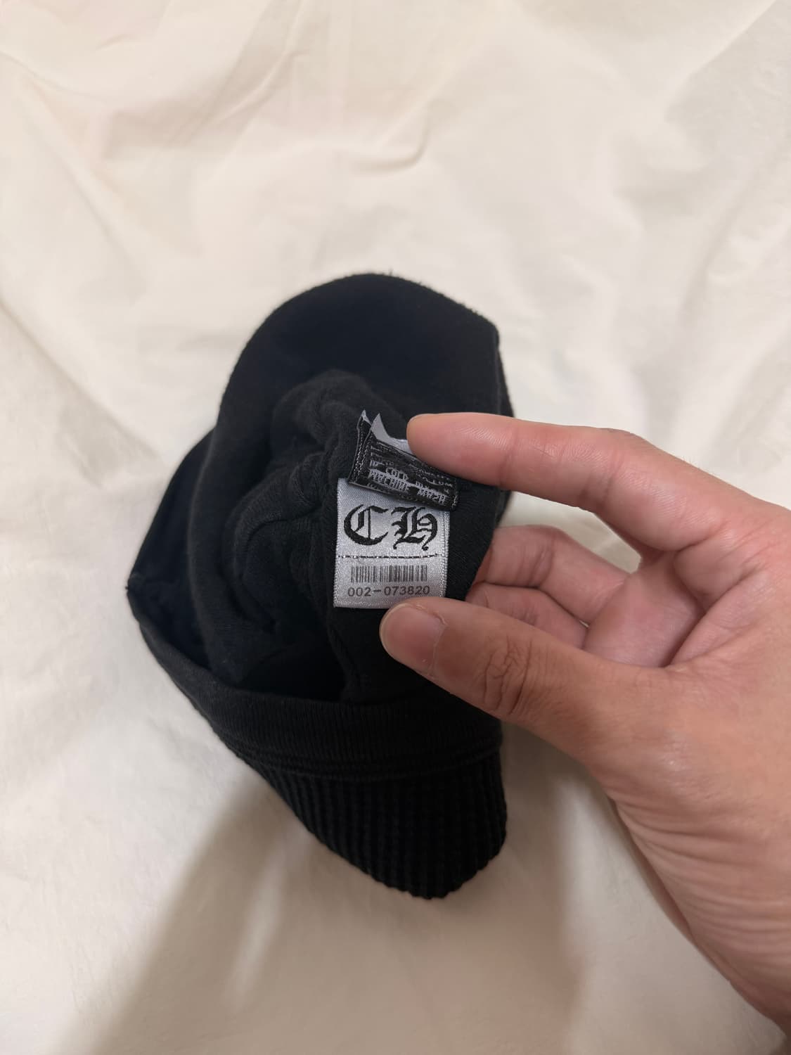 크롬하츠 와플 비니 블랙 상품이미지4