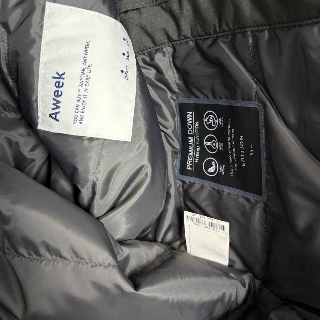 에디션 다운 패딩 셔츠 상품이미지5