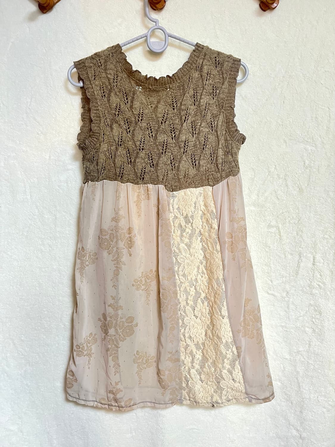 빈티지 뜨개 크로쉐 원피스 상품이미지2