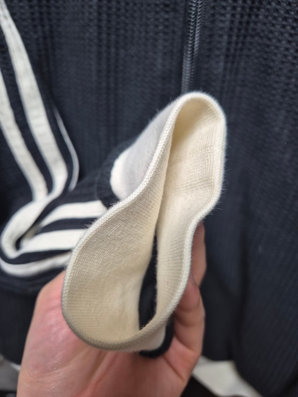 아디다스 와플 베켄바우어 트랙탑 블랙 L사이즈 판매합니다! 상품이미지5