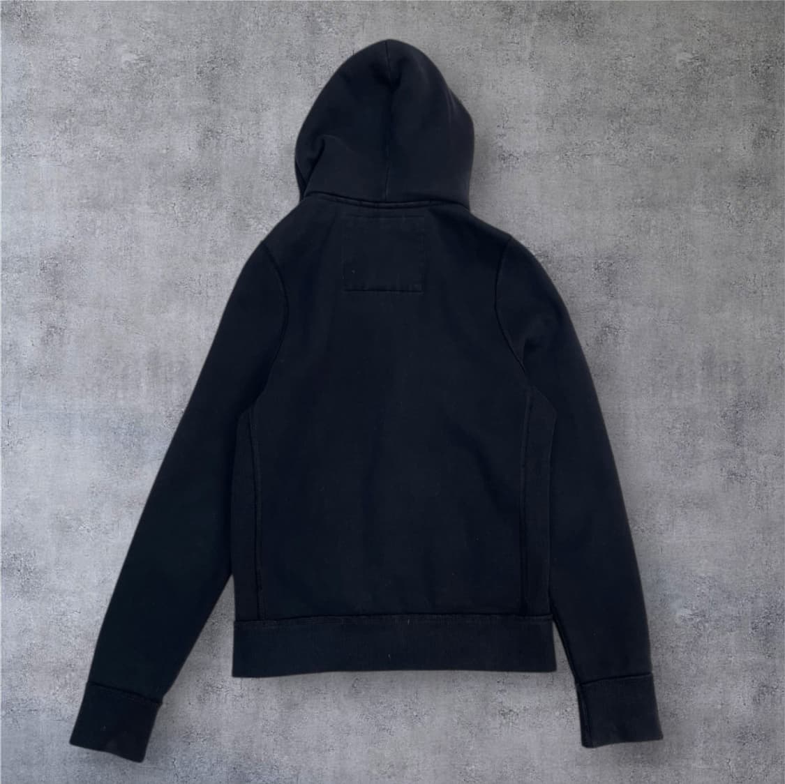 아베크롬비 네이비 무스 로고 머슬핏 기모 후드집업 L 상품이미지6