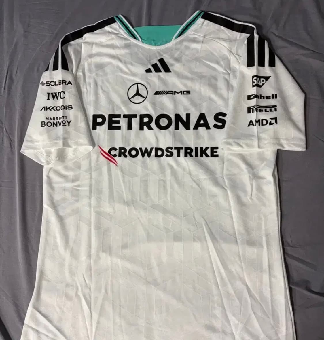2026 메르세데스 F1 유니폼 져지 화이트 상품이미지5