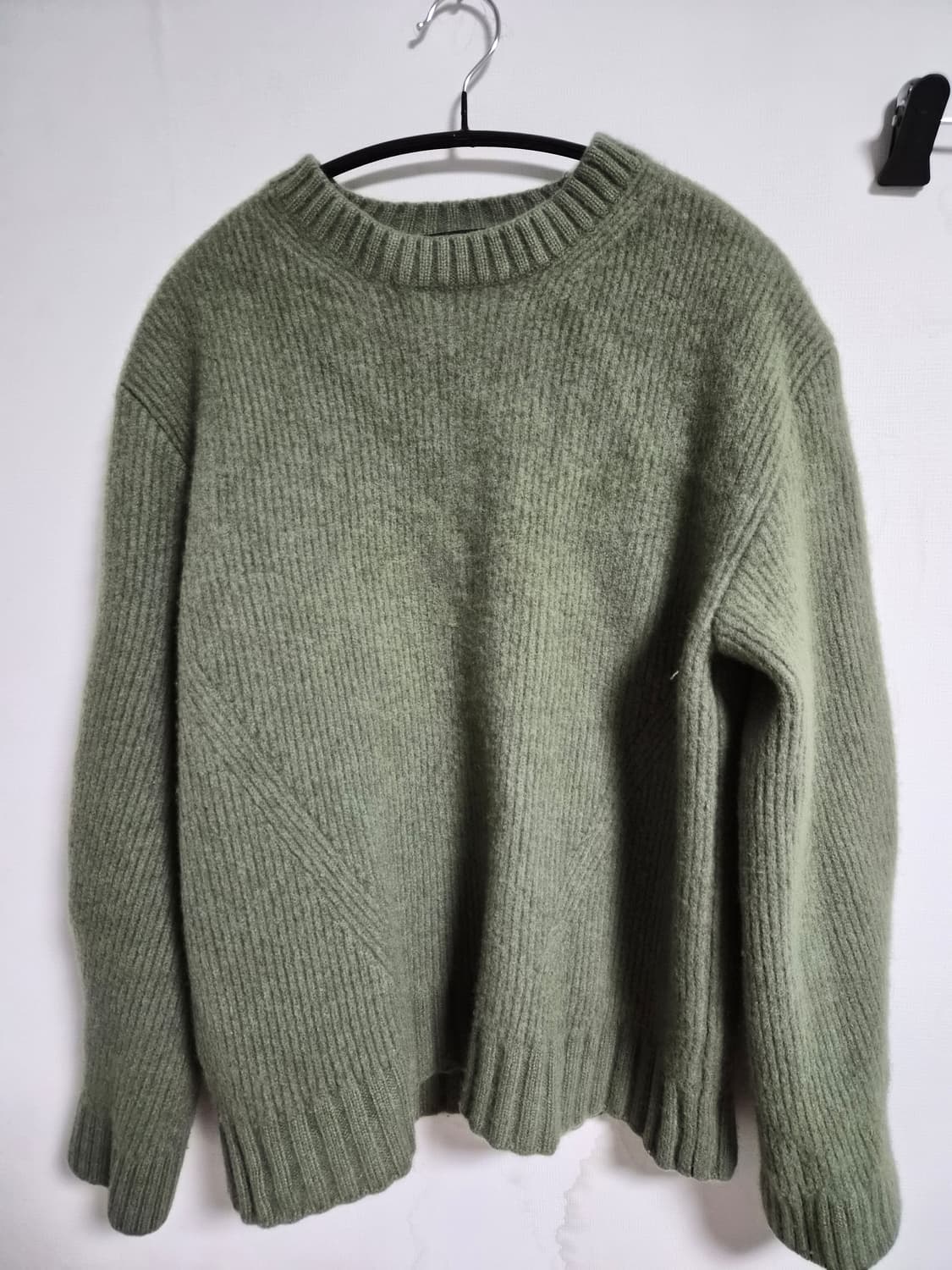 한섬 타임옴므 올리브 니트  상품이미지1