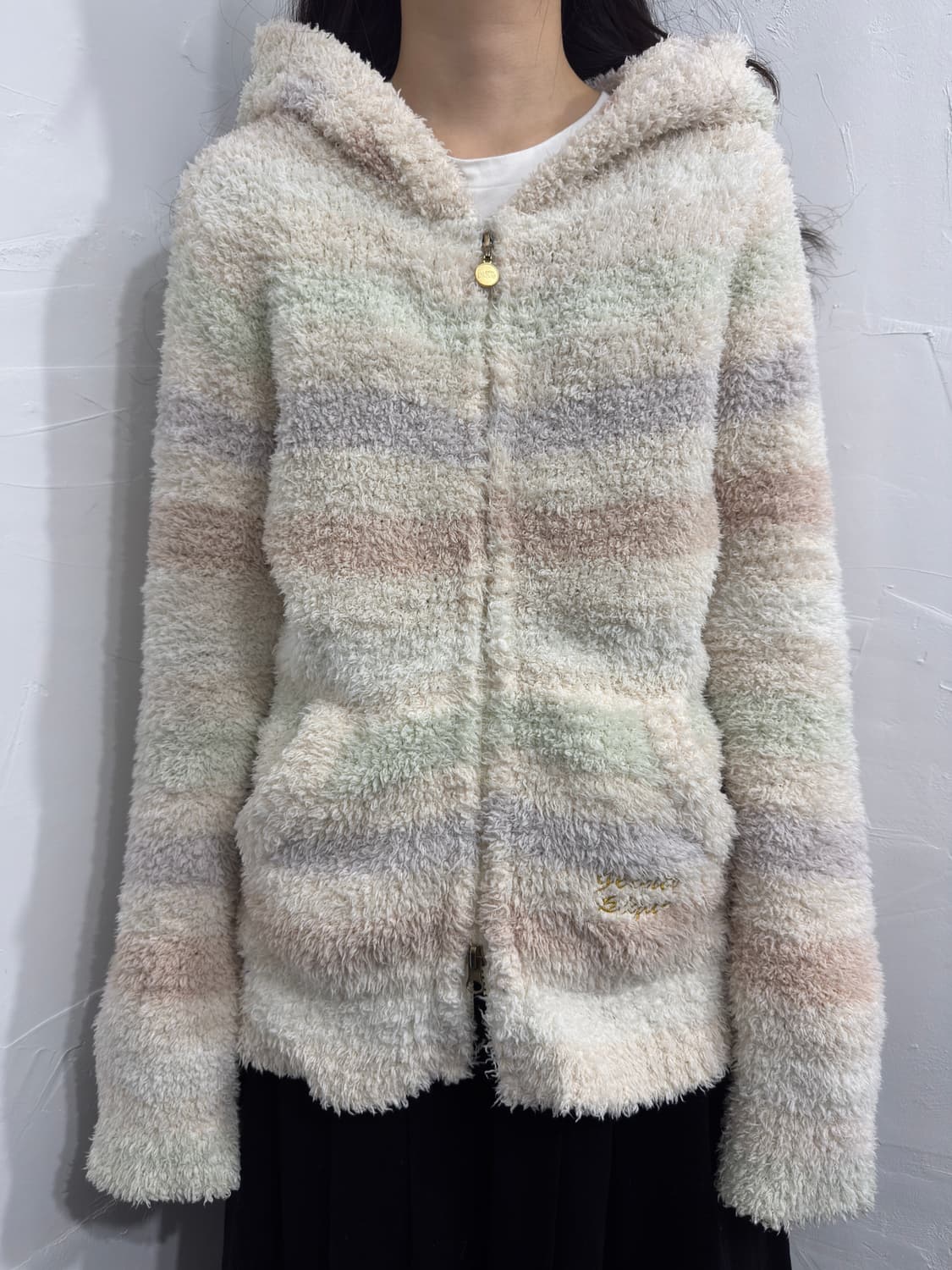 gelato pique fleece hood twoway zipup 상품이미지1