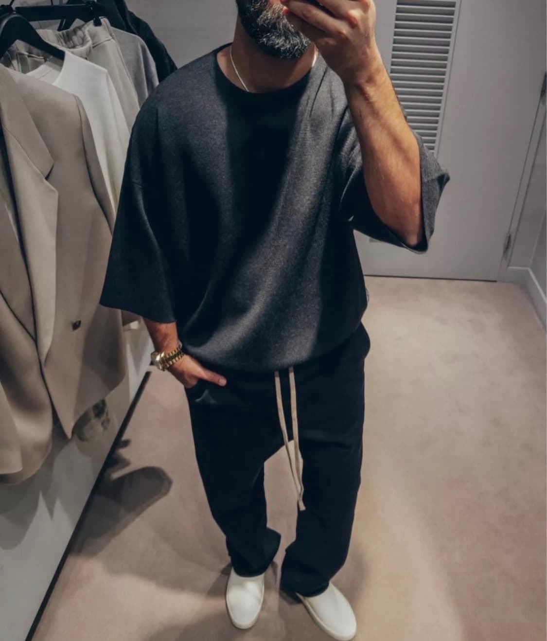 피어오브갓 메리노울 반팔 S사이즈 상품이미지1