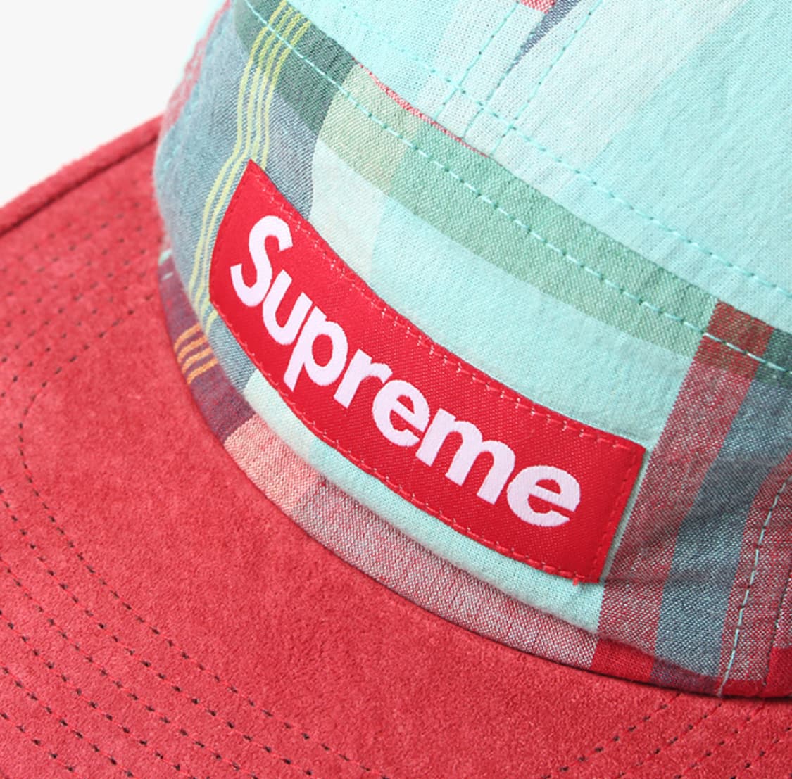 SUPREME "Blue Check Cap" 상품이미지3