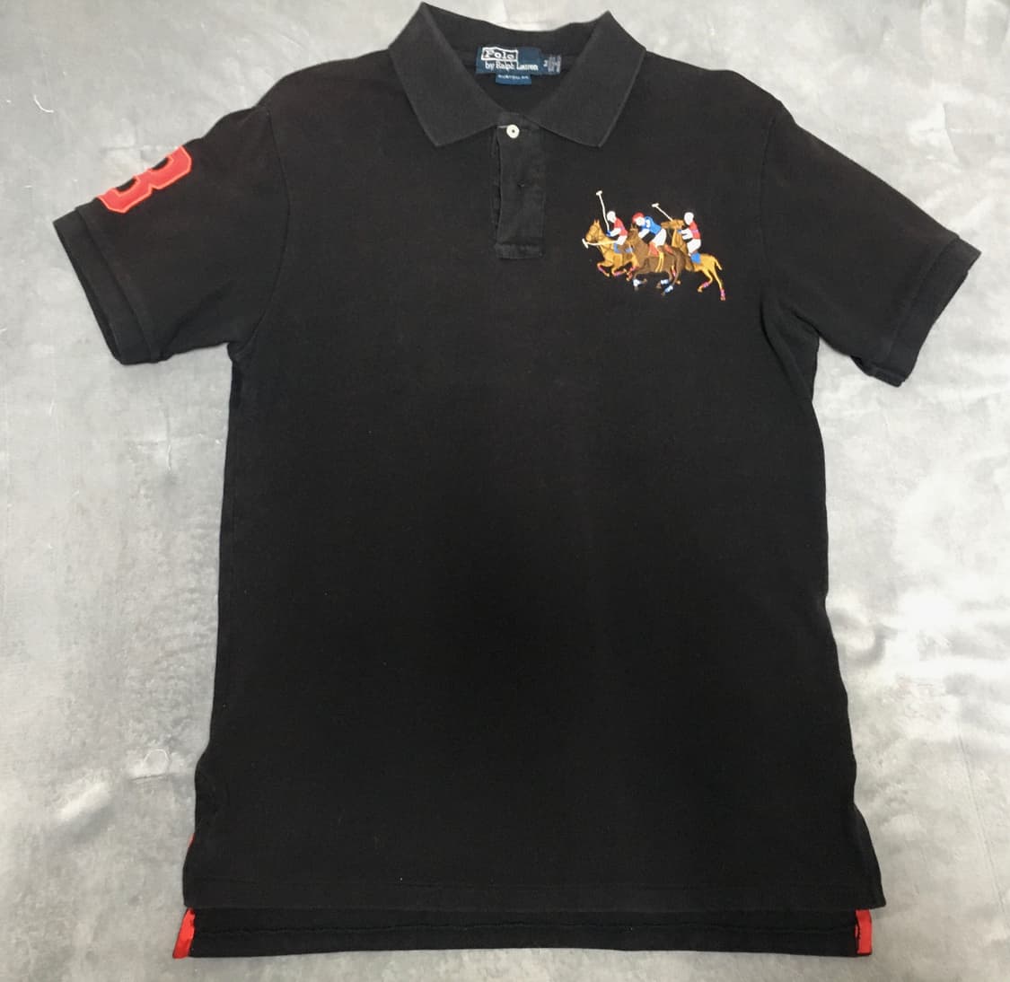 폴로 랄프로렌 빅포니 블랙레드 상품이미지1