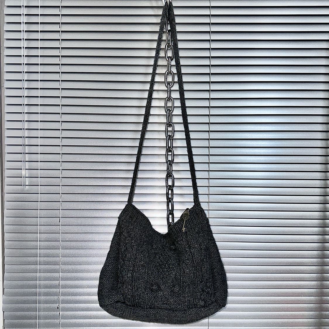 00s 빈티지 니트 크로스백 상품이미지2