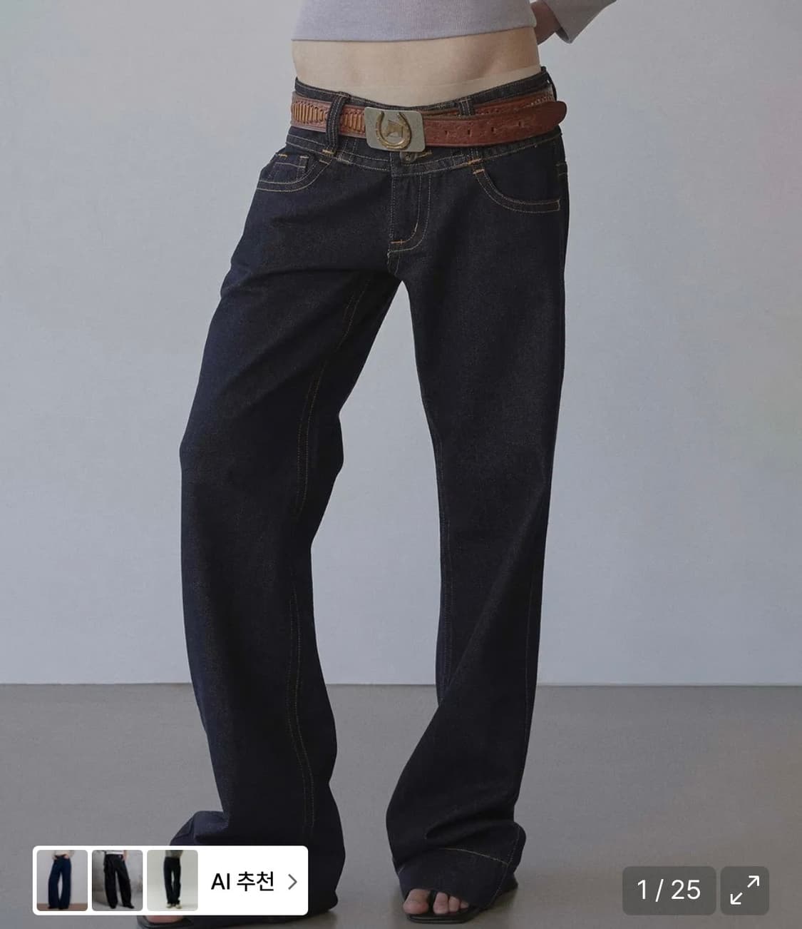 (L)스컬프터 union denim indigo 상품이미지1