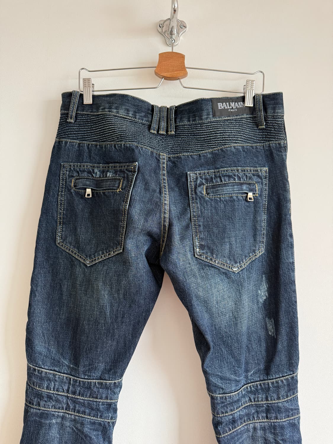 발망(BALMAIN) 바이커 데님 팬츠(ITALY, LAMPO ZIP) 상품이미지6