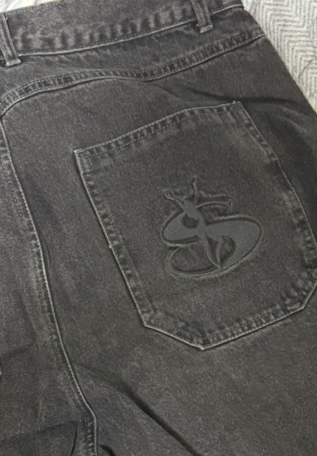 야드세일 흑청 데님 XL 상품이미지1