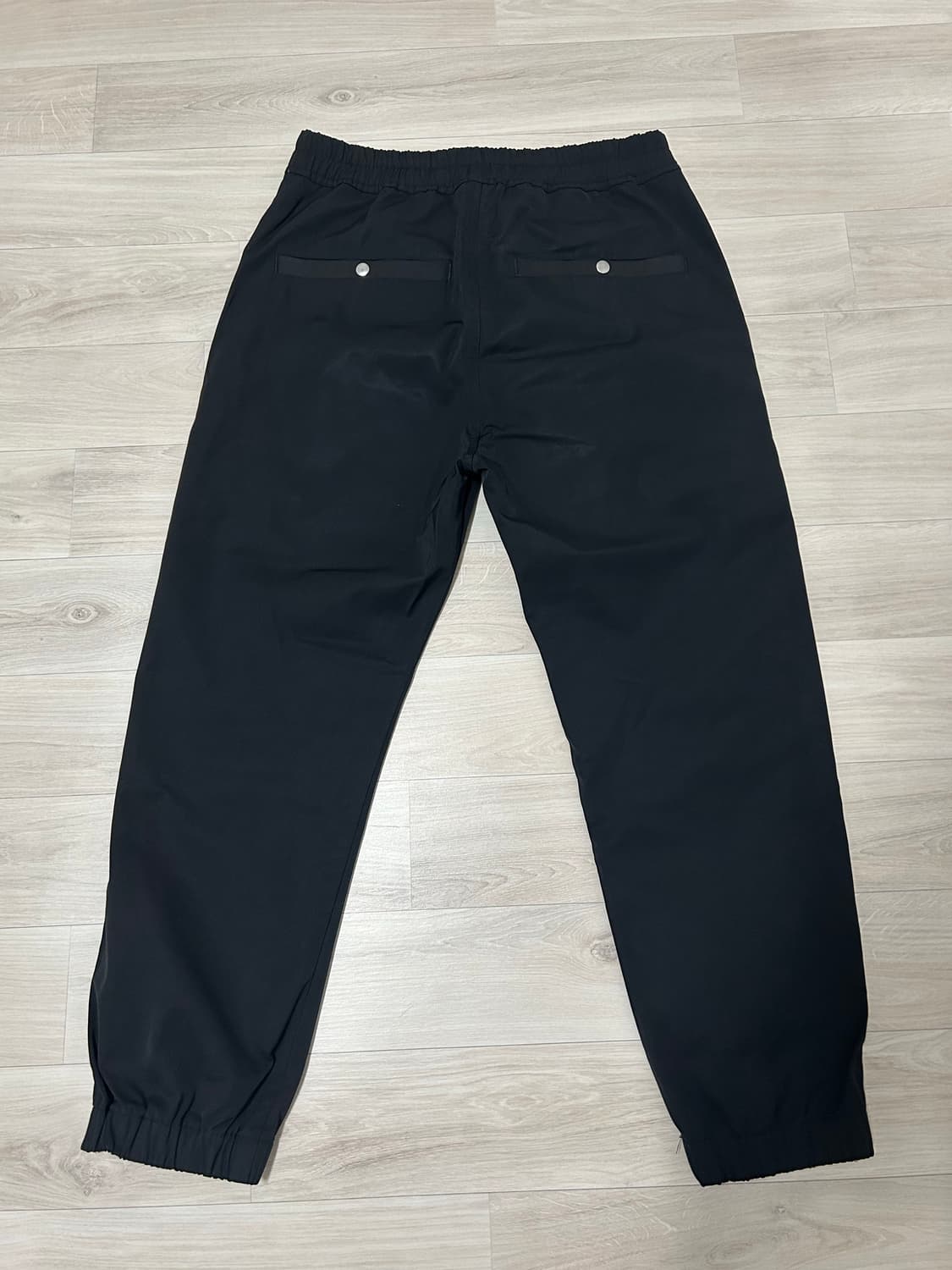 릭오웬스 드로스트링 트랙 조거 팬츠 블랙 상품이미지3