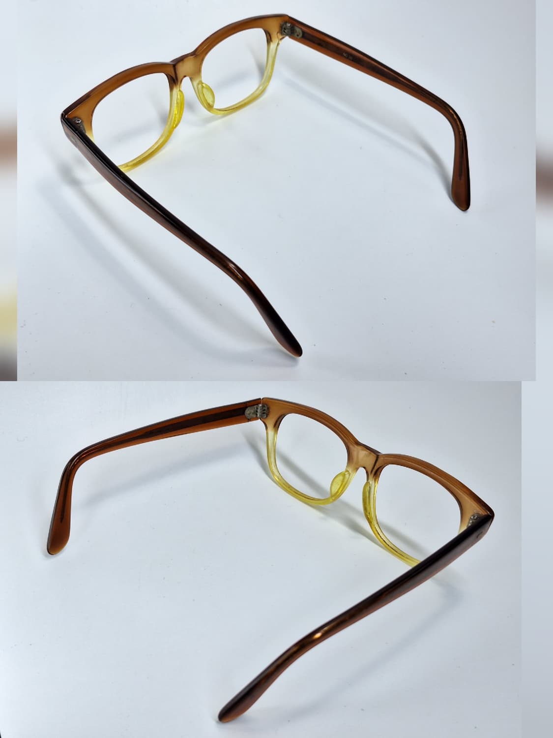 80s 일본 빈티지 No.20 52-20 안경테 고밀도 아세테이트 클래식 상품이미지4