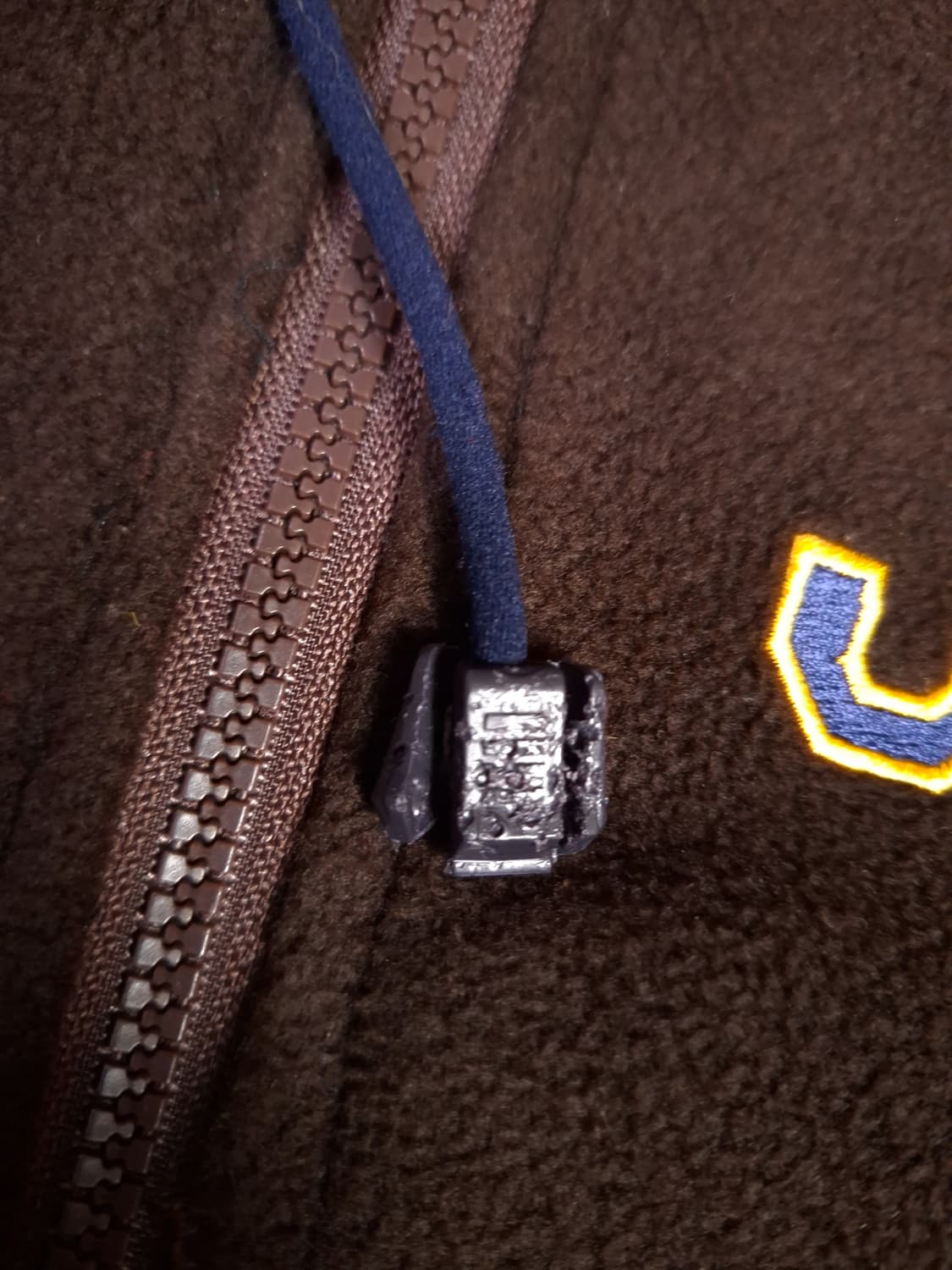 90's 오리지날 랄프로렌폴로 진스 빅로고 후드 후리스자켓 상품이미지6