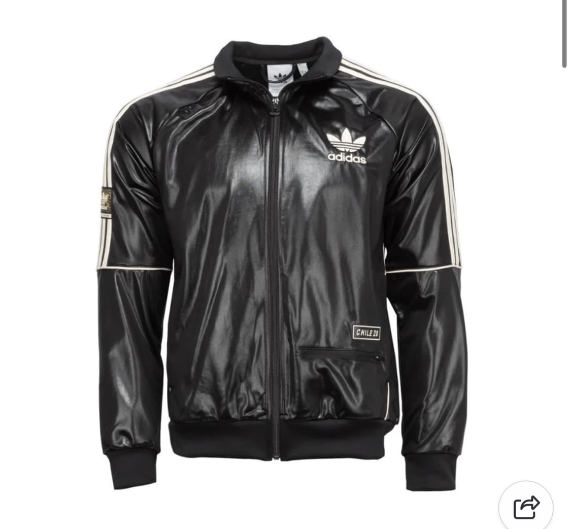 아디다스 칠레 트랙탑 한정판 XL 흰검 메탈릭 유광 져지 상품이미지6