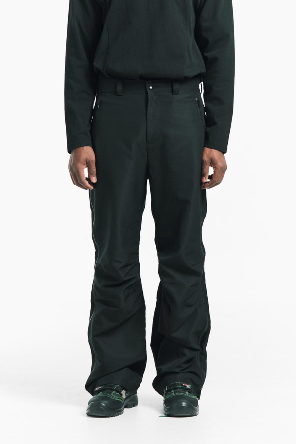 MPa 플라스틱프로덕트 지퍼 다트 팬츠 [차콜] 상품이미지1