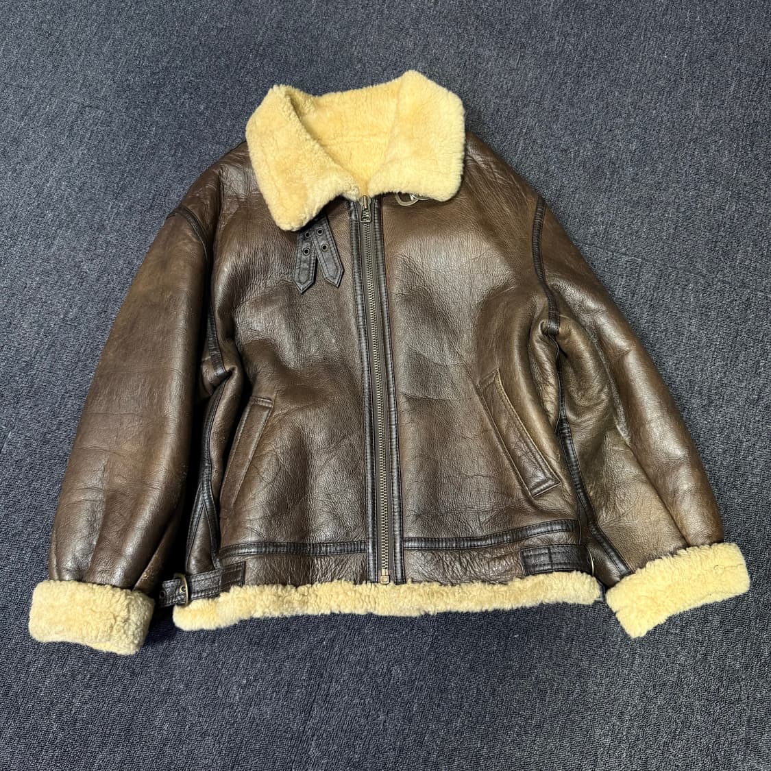 글리맨 B-3 양무톤 쉽스킨 무스탕  상품이미지1