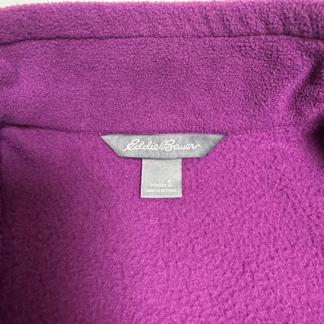 에디바우어 여성 플리스 S 보라색 상품이미지5