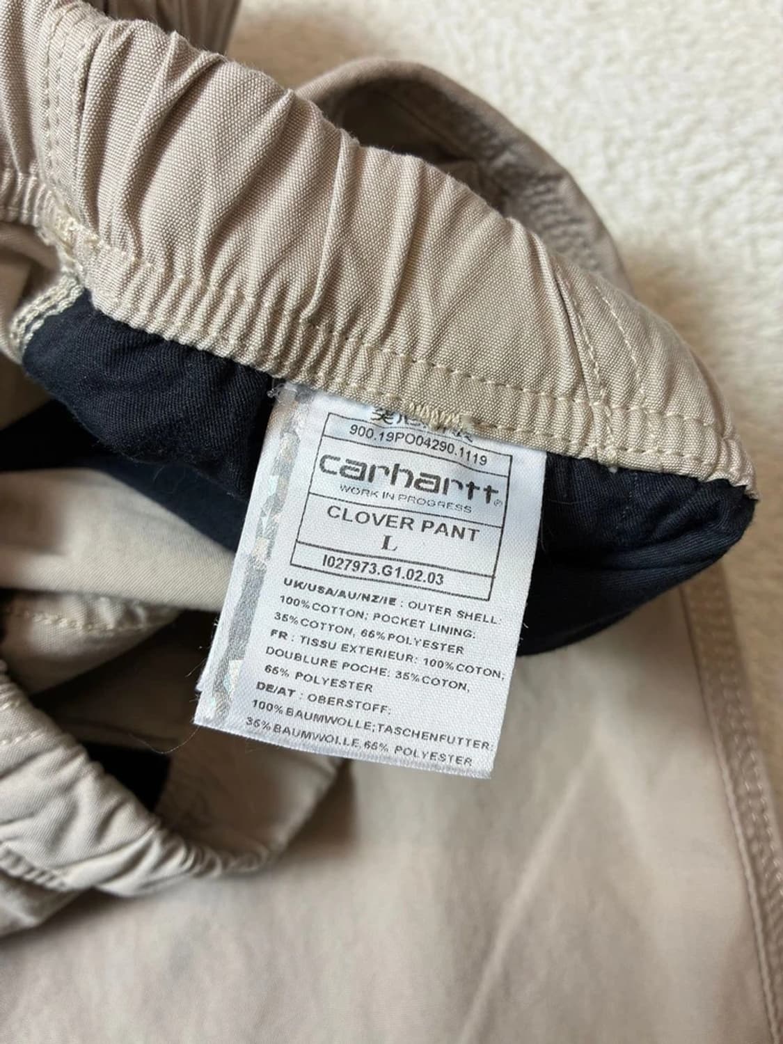 칼하트 Wip 클로버 스트레이트 팬츠 PN7290 상품이미지7