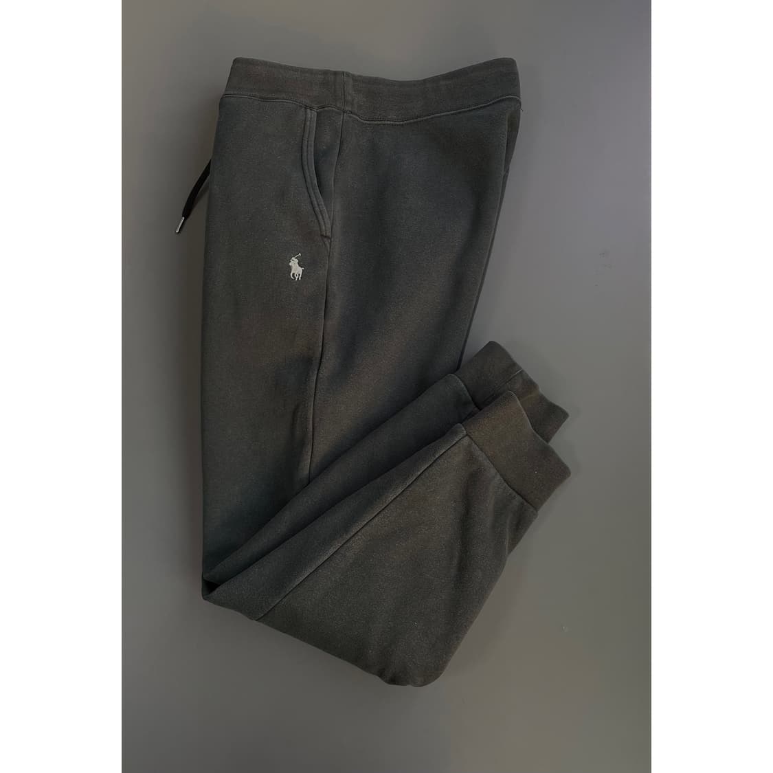 [M] 폴로 랄프로렌 자수로고 코튼 트레이닝 조거 팬츠 QR인증 상품이미지1