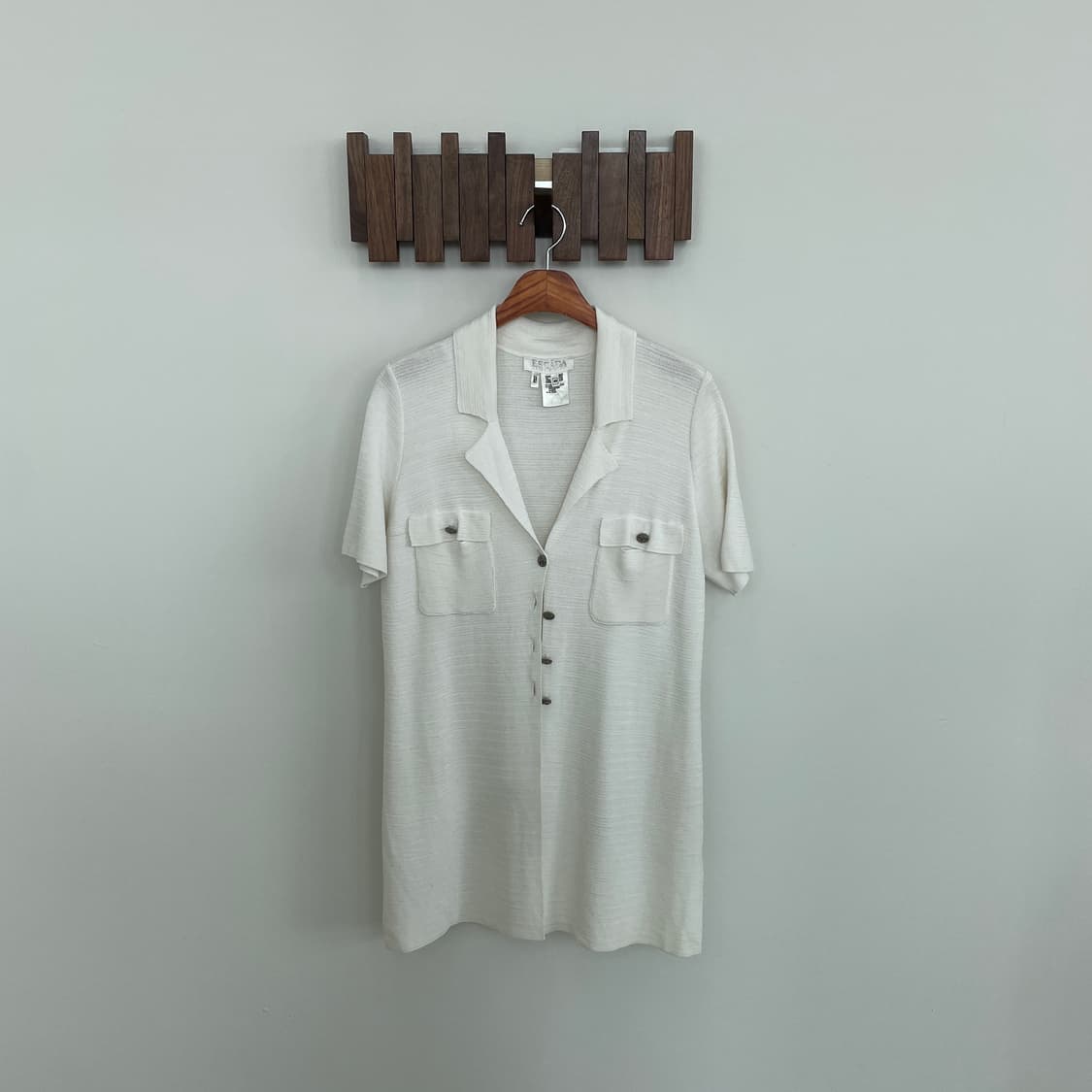 에스카다 버튼 반팔 원피스 상품이미지1