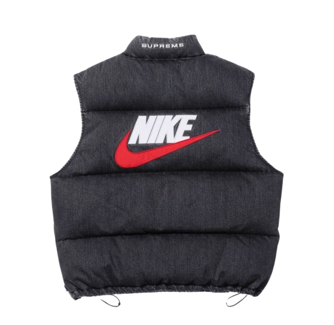 슈프림 x 나이키 데님 퍼퍼 베스트 블랙 - 24SS (XL) 상품이미지1