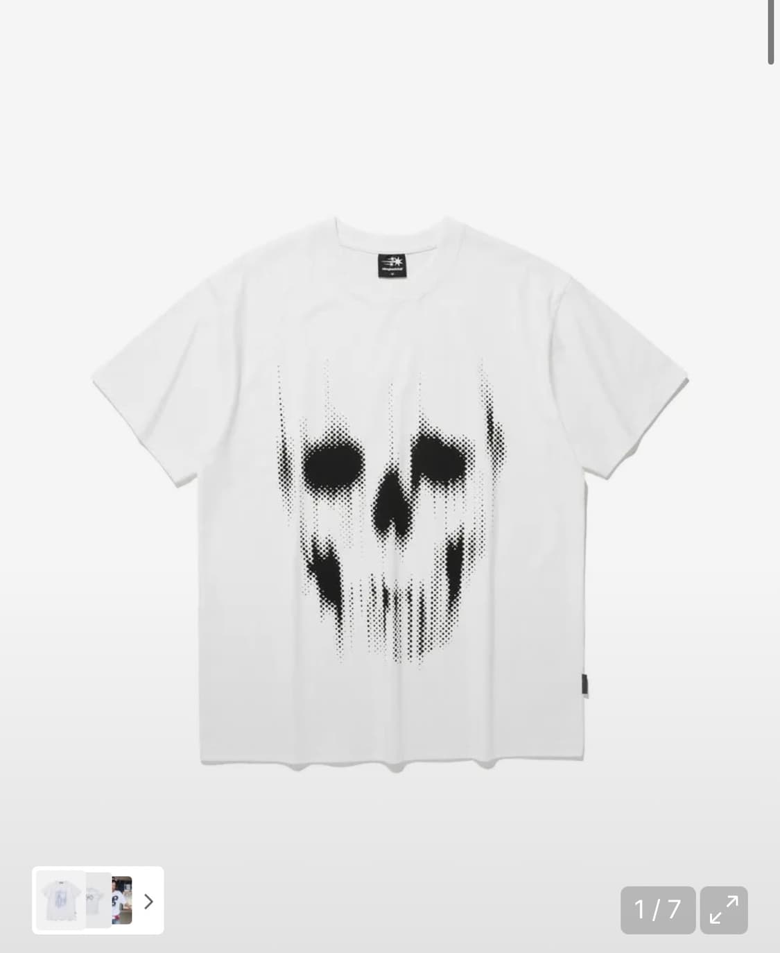 Skeleton tee 상품이미지1