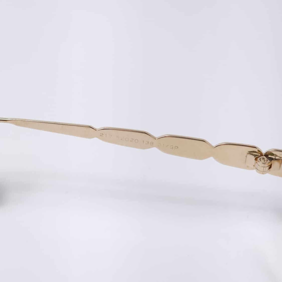 21K 도금 90년도 빈티지 오벌형 안경 상품이미지7