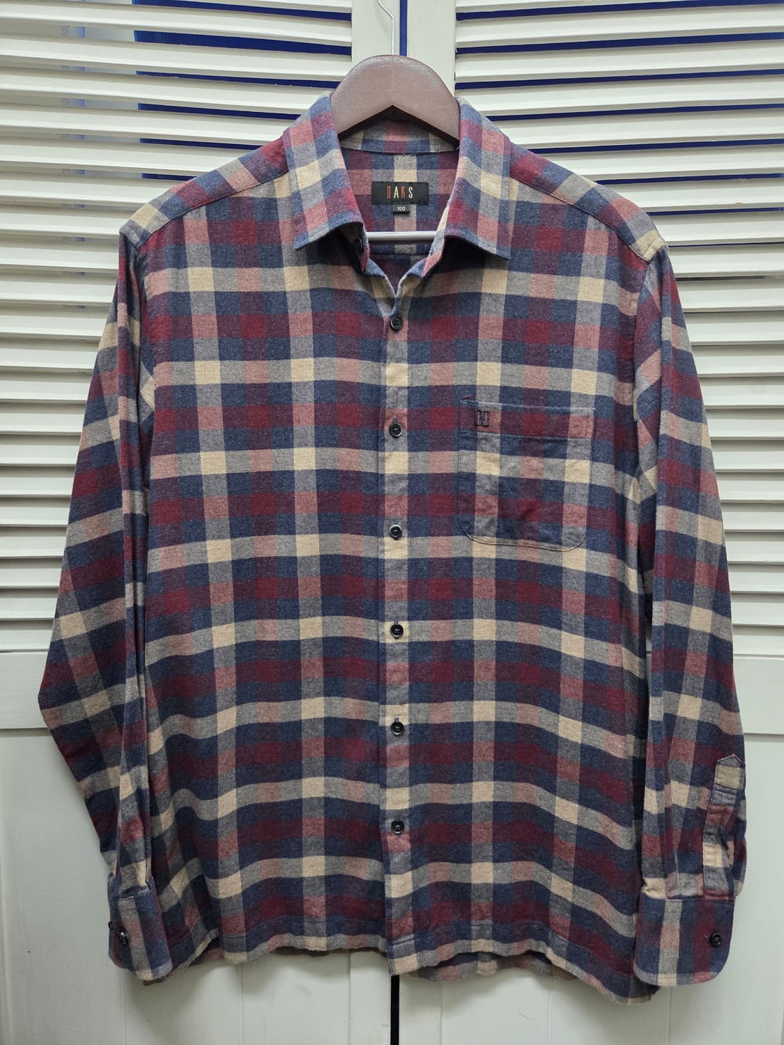 닥스 체크 셔츠 상품이미지1