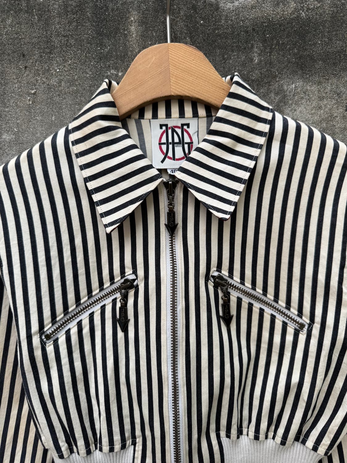 90‘s 장폴고티에 7부 집업 자켓 상품이미지4