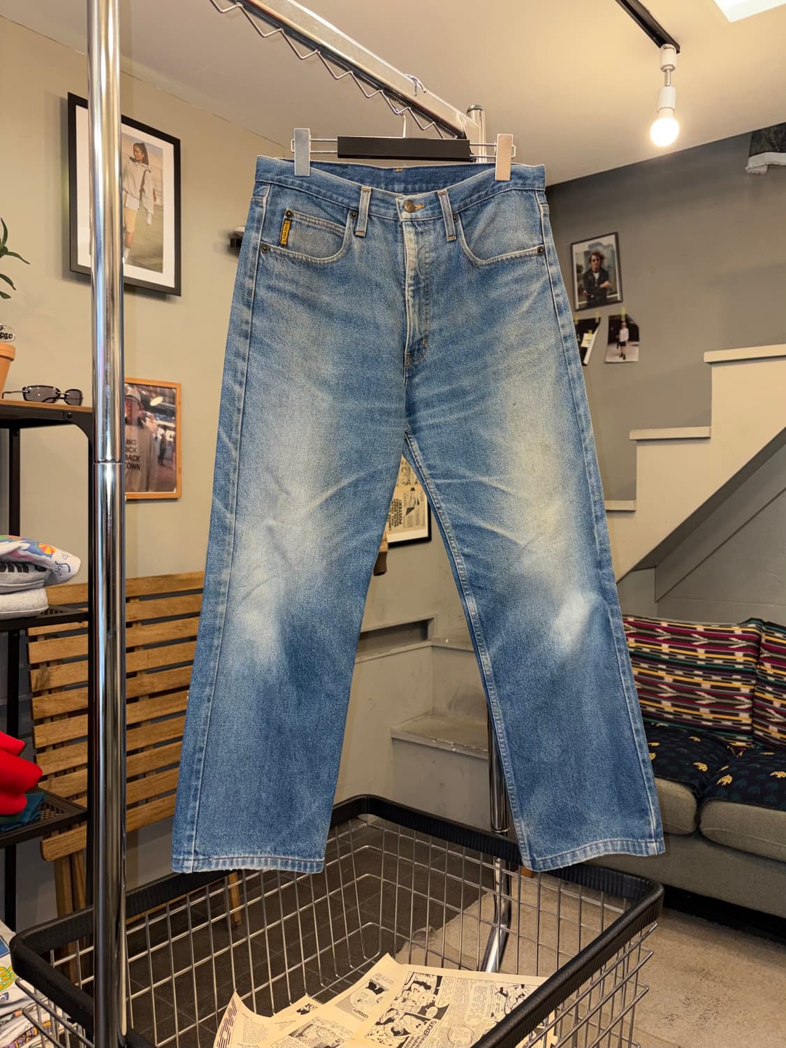 80-90’s Armani Jeans denim washed pants 상품이미지3