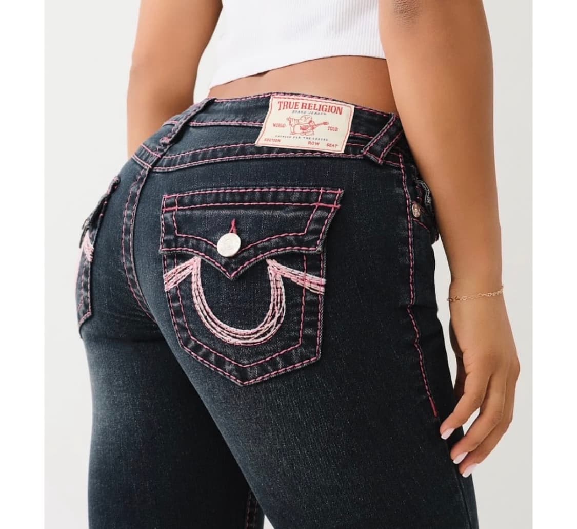 (구함글) 트루릴리젼 핑크 스티치 부츠컷 상품이미지1