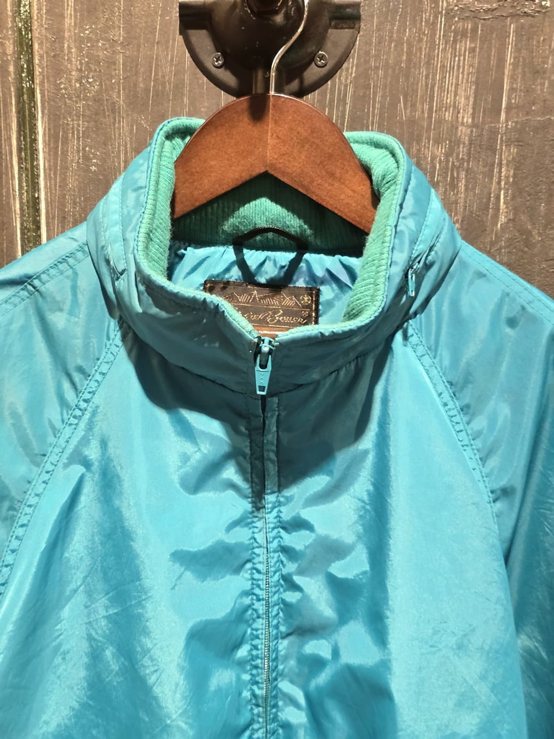 80s Eddie Bauer Teal Windbreaker Jacket 상품이미지2