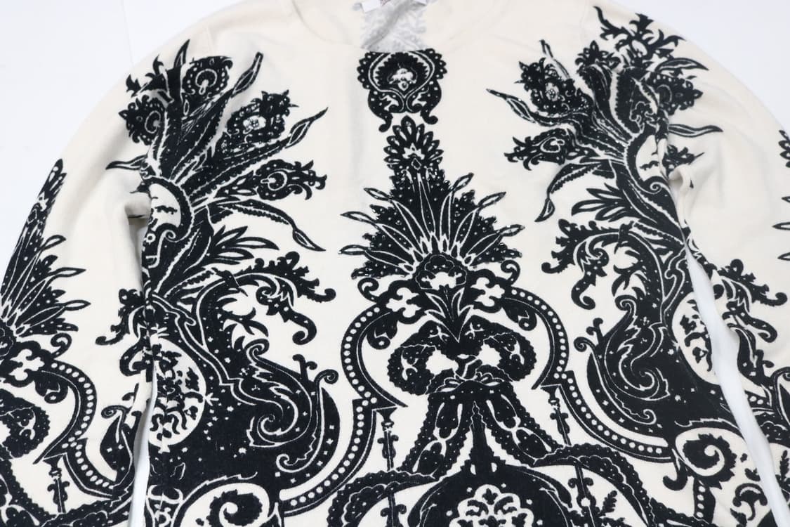 oeina 모이나 빈티지 블랙 에스닉 패턴 니트 스웨터 상품이미지5