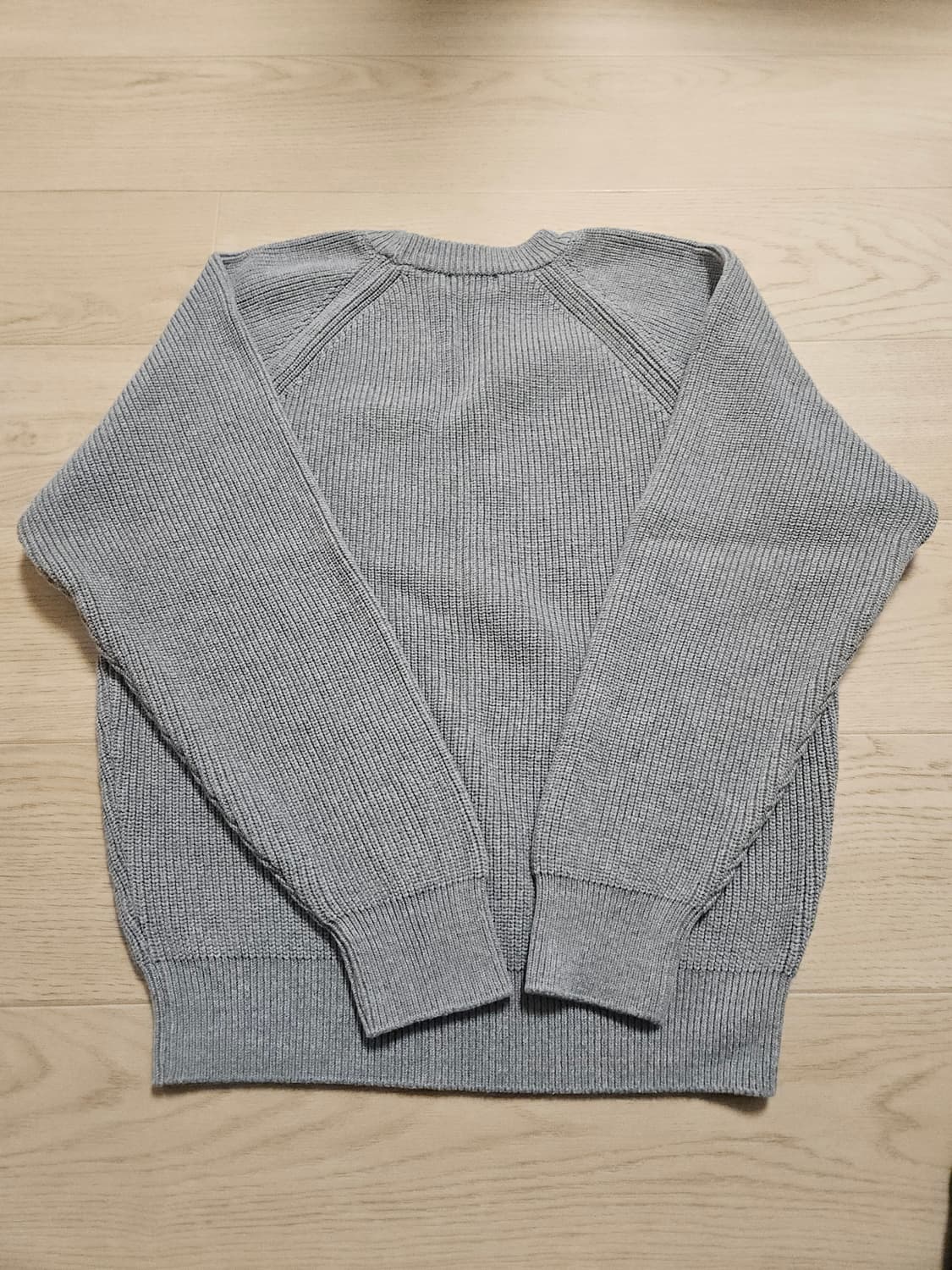 스테디에브리웨어 / 코튼 피셔맨 니트 멜란지 그레이 / 2 상품이미지2