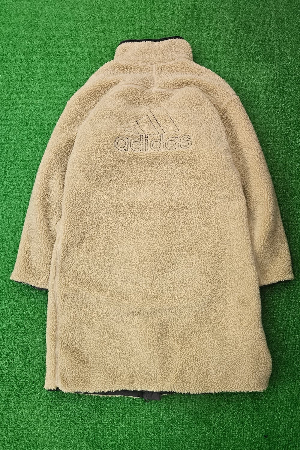 아디다스 퀼팅 리버시블 롱 점퍼 S 상품이미지5