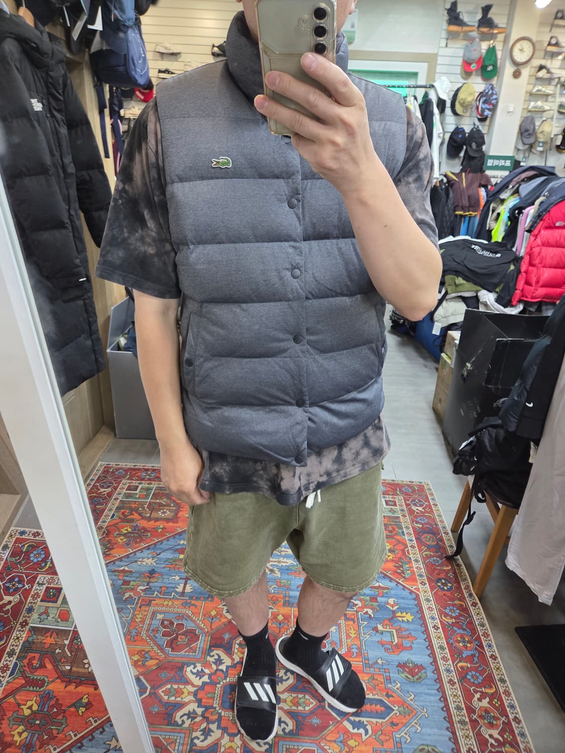 라코스테 경량 패딩조끼 L xl 상품이미지7