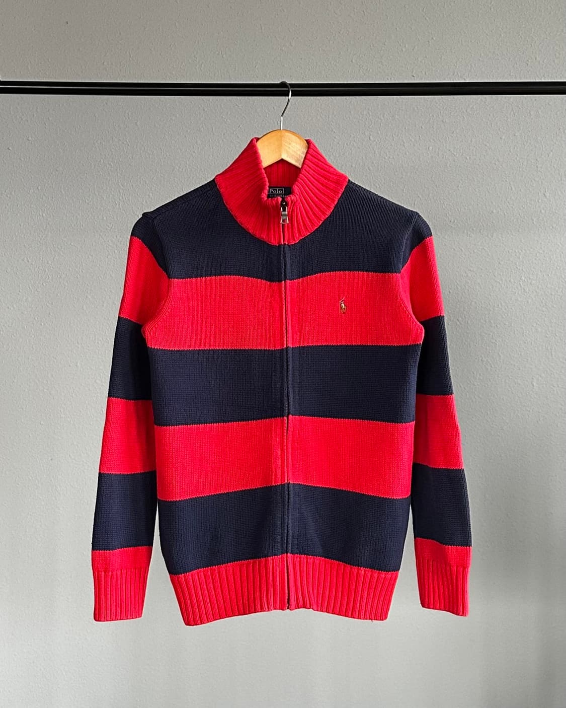 [S]폴로 랄프로렌 단가라 여성 니트 집업 상품이미지1