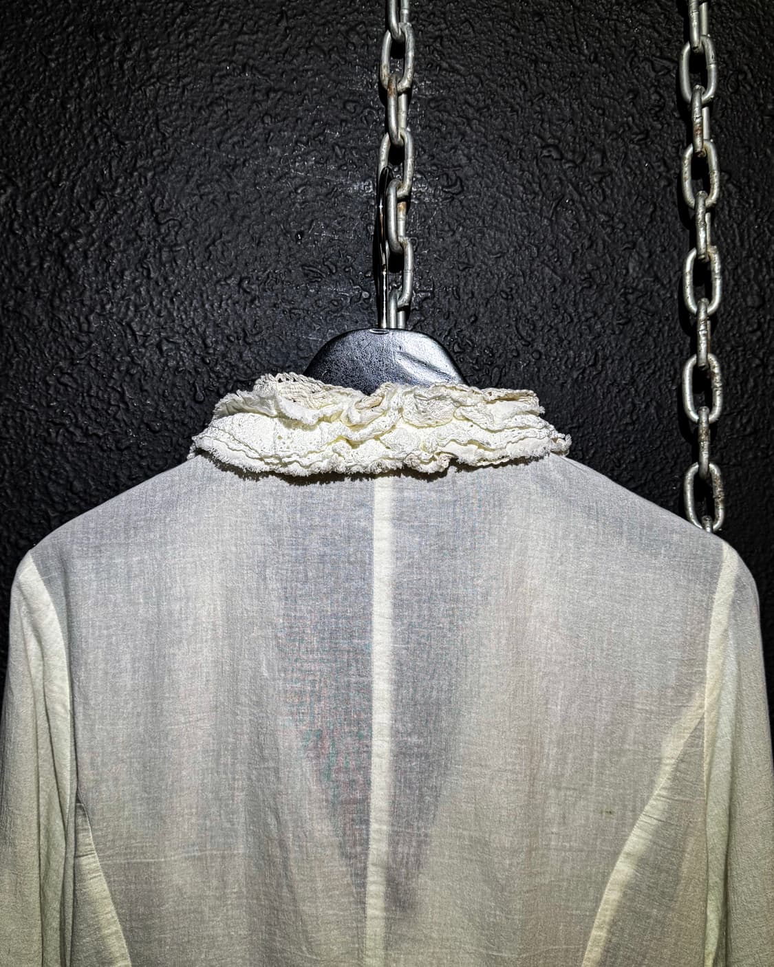 White Rope-Line Shirt 상품이미지5