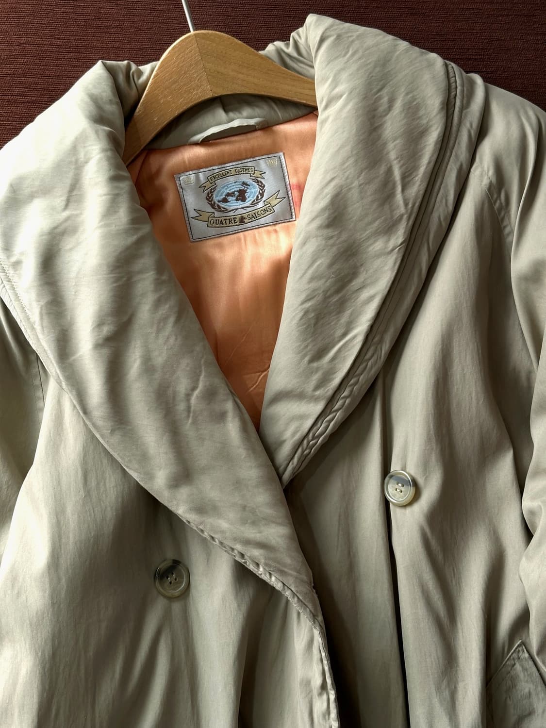 Padded over design double parka 상품이미지2