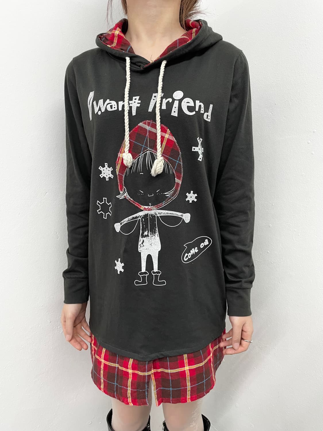 키치 체크 레이어드 원피스 상품이미지5