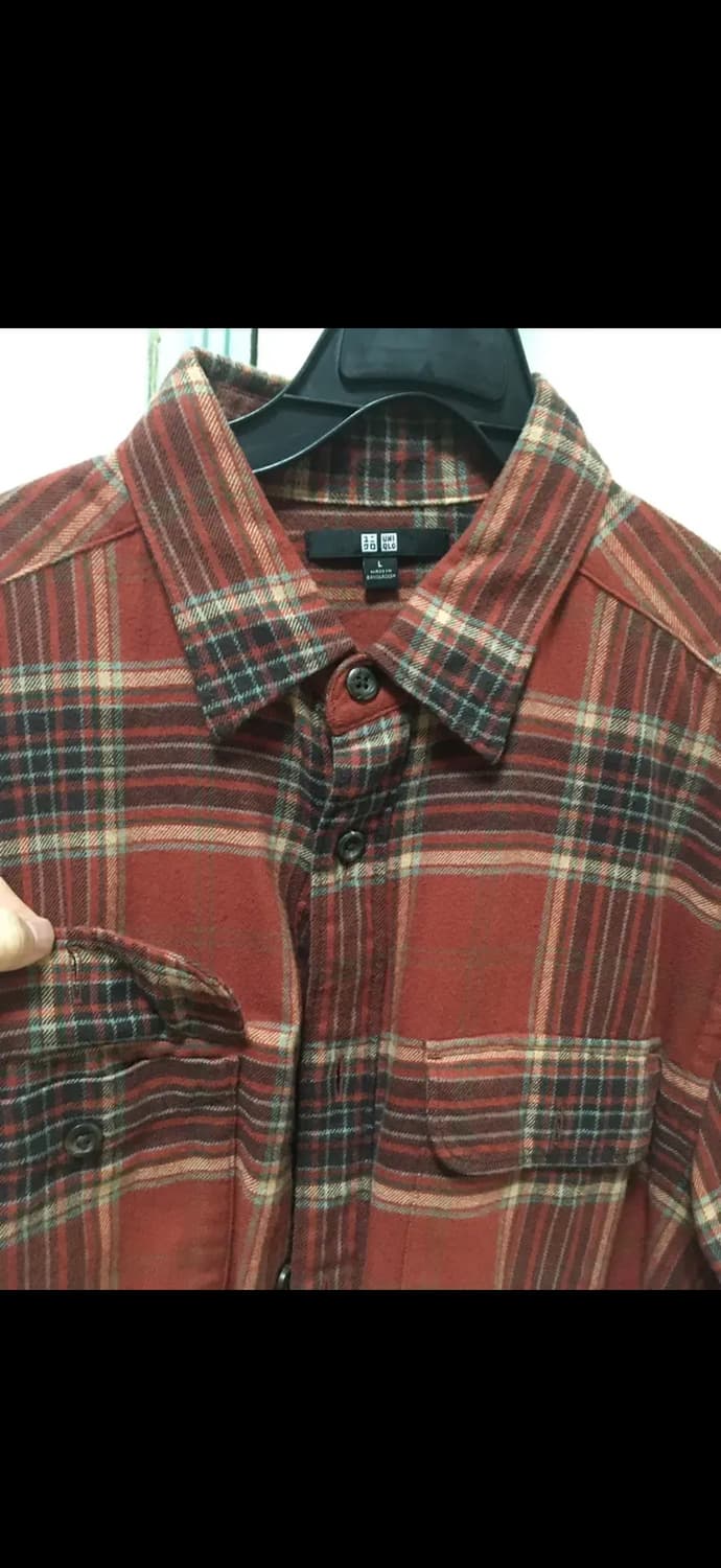 유니클로 체크셔츠 상품이미지2