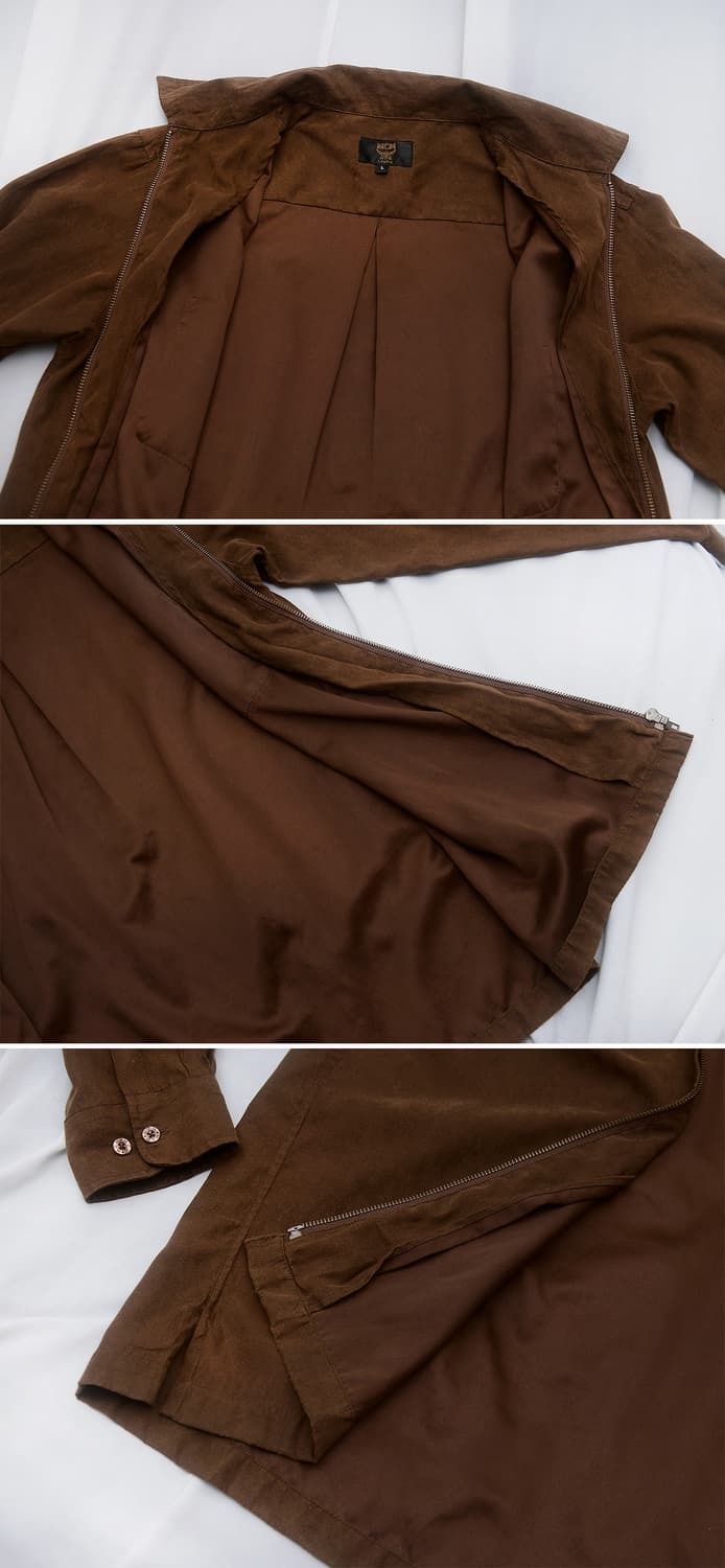 MCM 오리지널 벨벳 스웨이드 집업 셔츠 자켓 (95-100) 상품이미지6