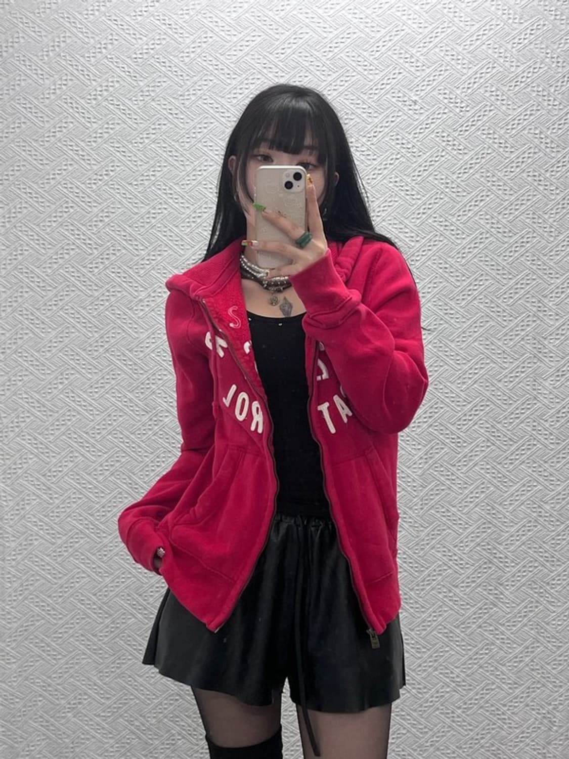 홀리스터 올드스쿨 레트로 Y2K 후드집업 S C09461 상품이미지1