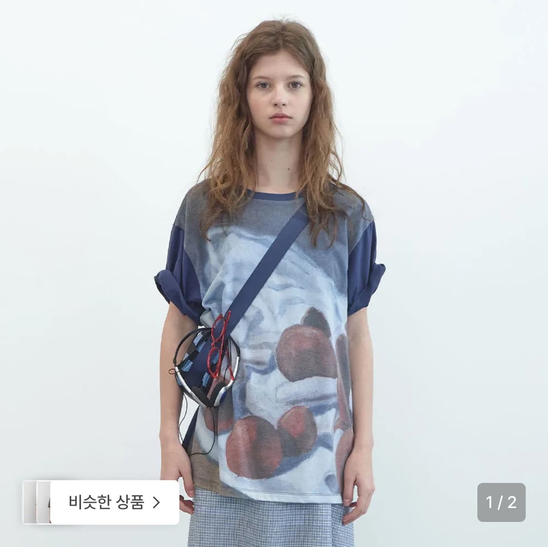 엔조블루스 mushroom 박시 티셔츠 반팔 상품이미지1