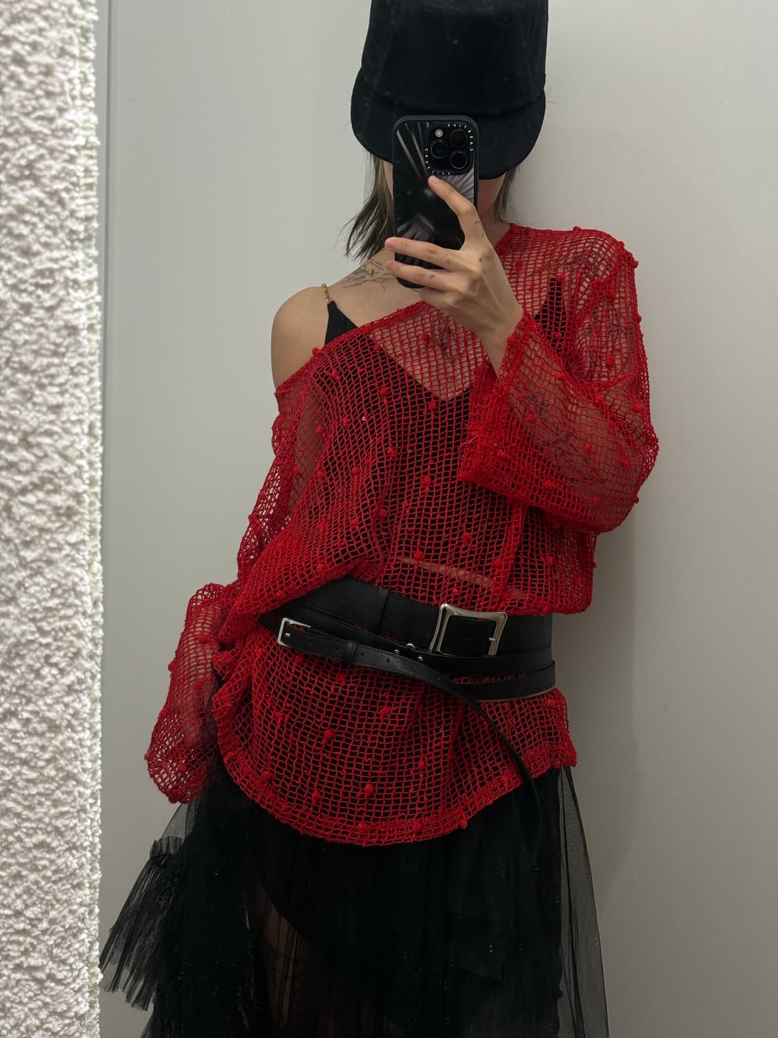 빈티지 그물 크로셰 니트 상품이미지1